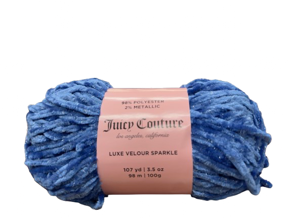 Juicy Couture Luxe Velour Sparkle Yarn - 107 Yards