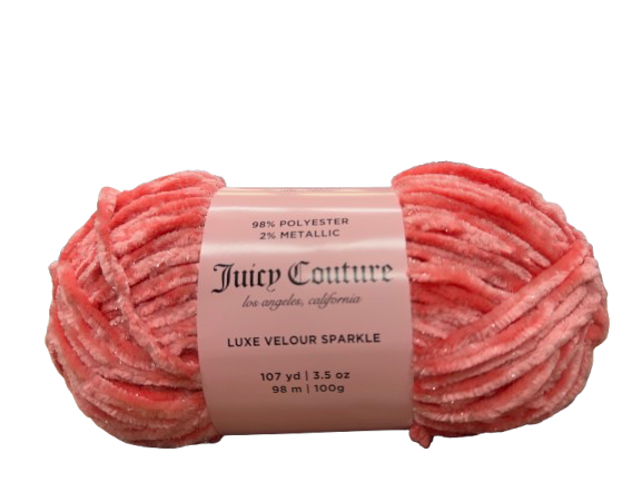 Juicy Couture Luxe Velour Sparkle Yarn - 107 Yards