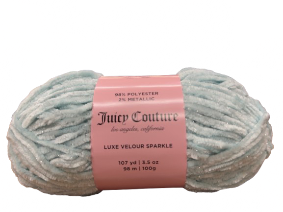 Juicy Couture Luxe Velour Sparkle Yarn - 107 Yards