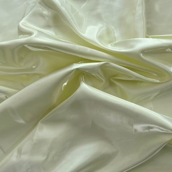 Crystalized Reflective Liquid Bridal Satin Fabric