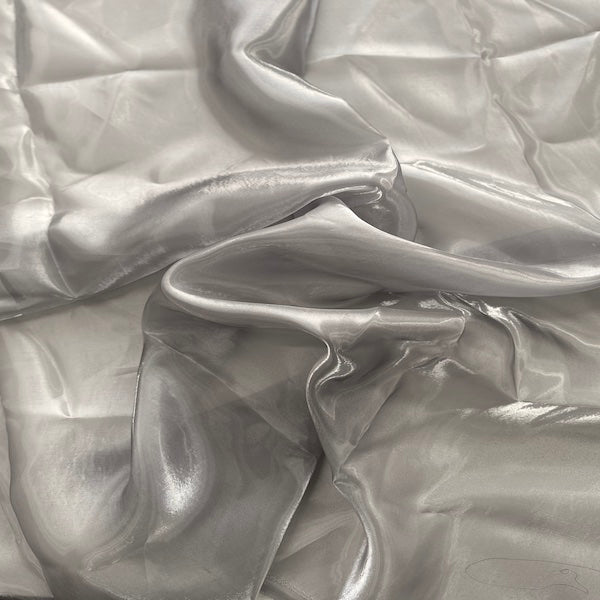 Crystalized Reflective Liquid Organza Fabric