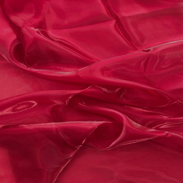 Crystalized Reflective Liquid Organza Fabric