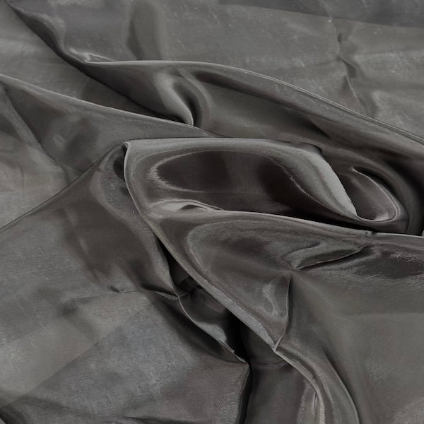 Crystalized Reflective Liquid Organza Fabric