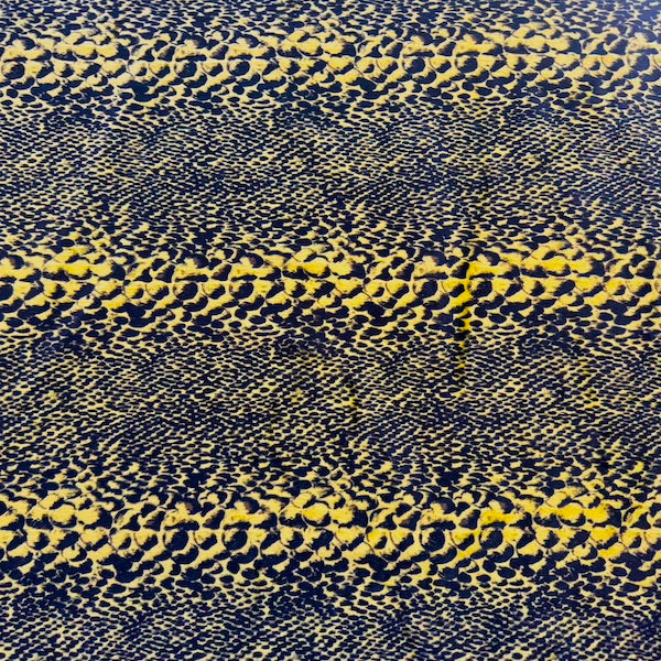 Snake Print Velboa Faux Fur Fabric