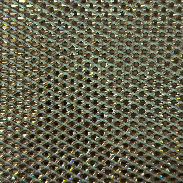 Diamond Gem Rhinestone Fishnet Fabric - Fashion Fabrics LLC