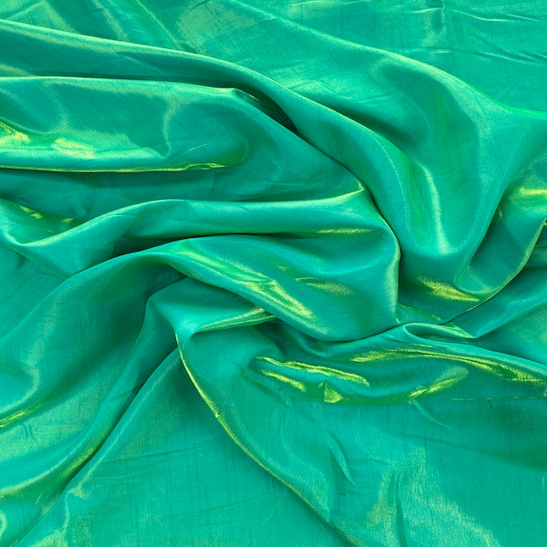 Liquid Reflective Dupioni Faux Silk Fabric