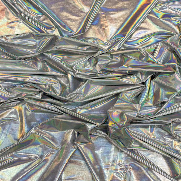 Metallic Iridescent Foil Spandex Fabric - Fashion Fabrics LLC