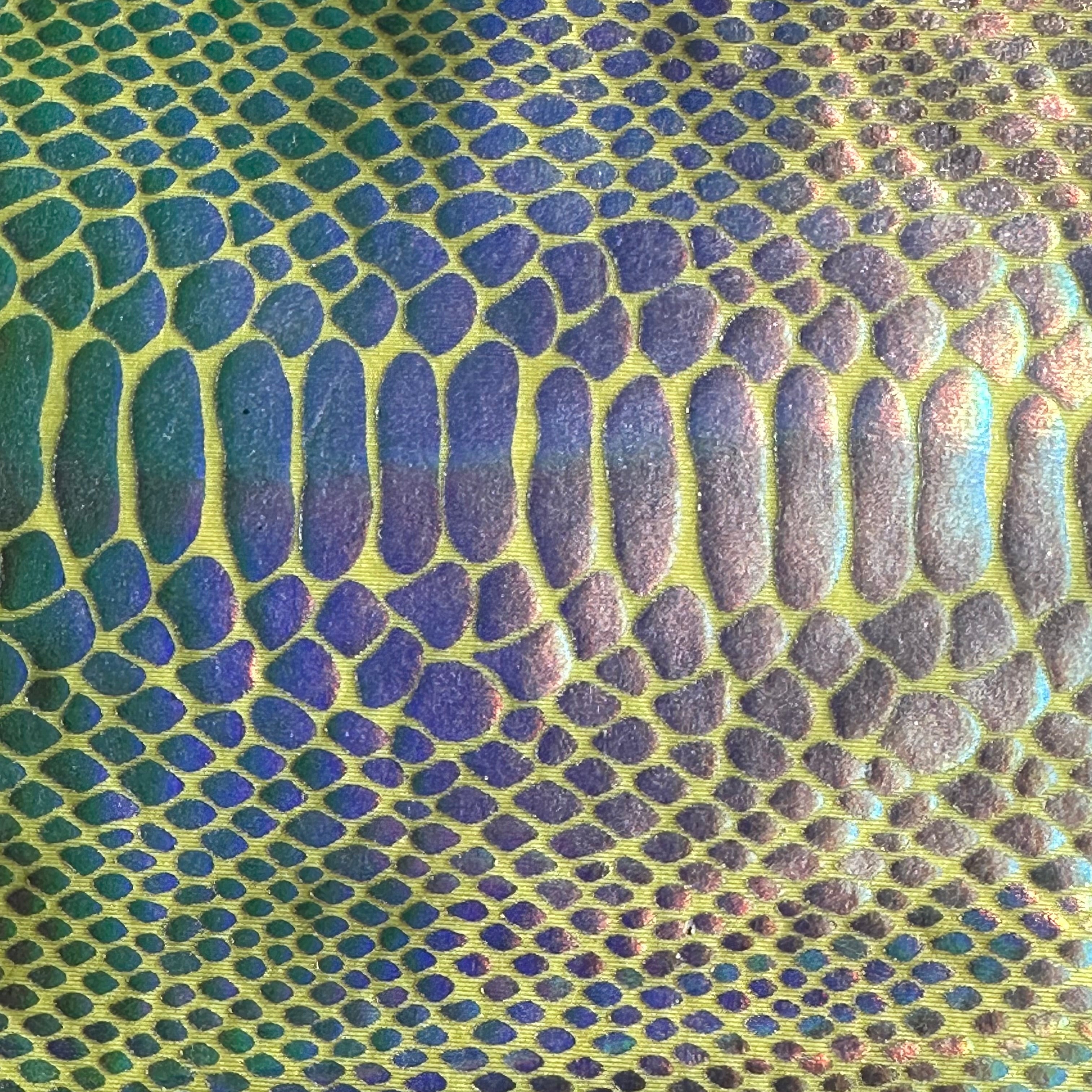 Fever Snake Foil Stretch Nylon Spandex Fabric | Spandex Palace