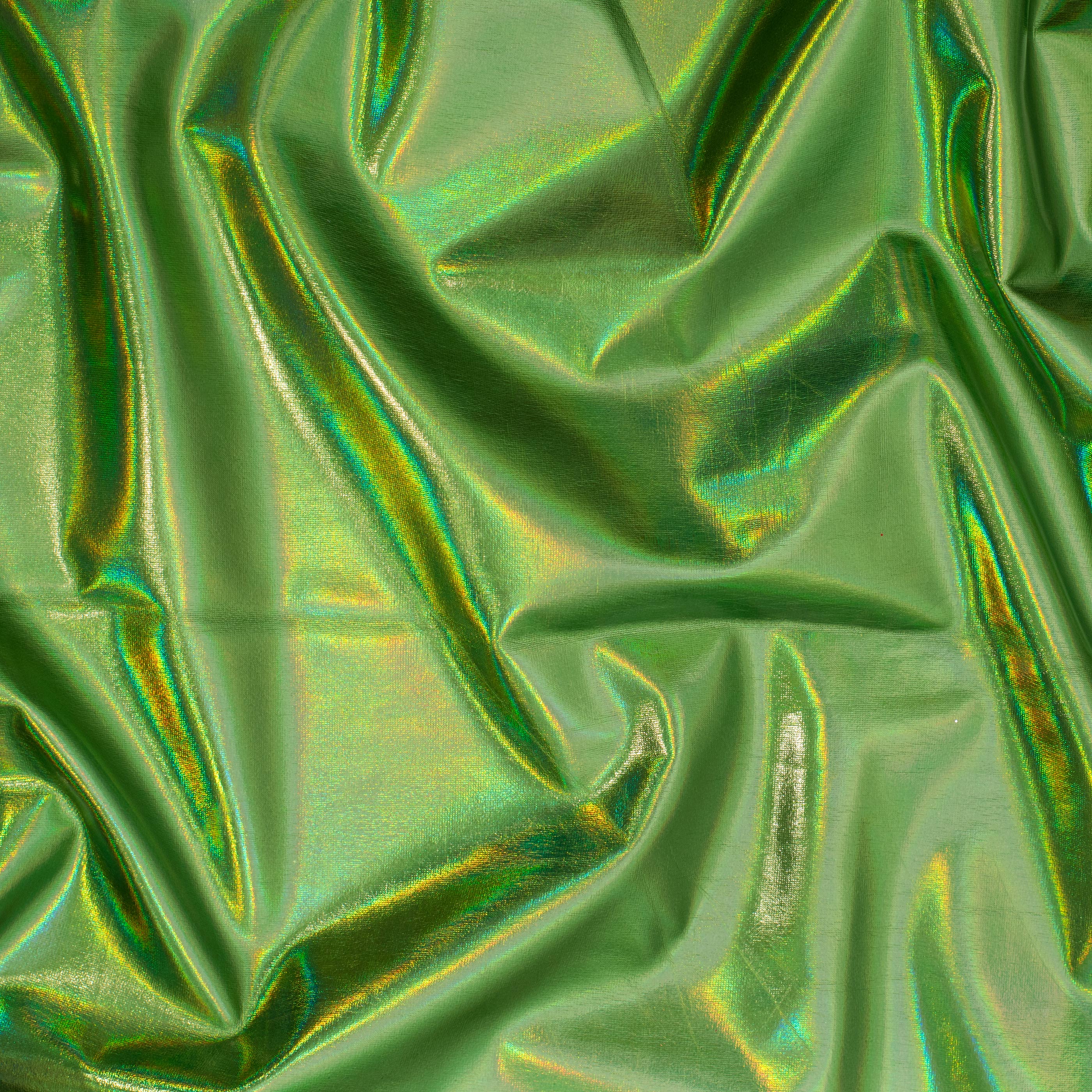 Hologram Vinyl Stretch Polyester Spandex Fabric | Spandex Palace