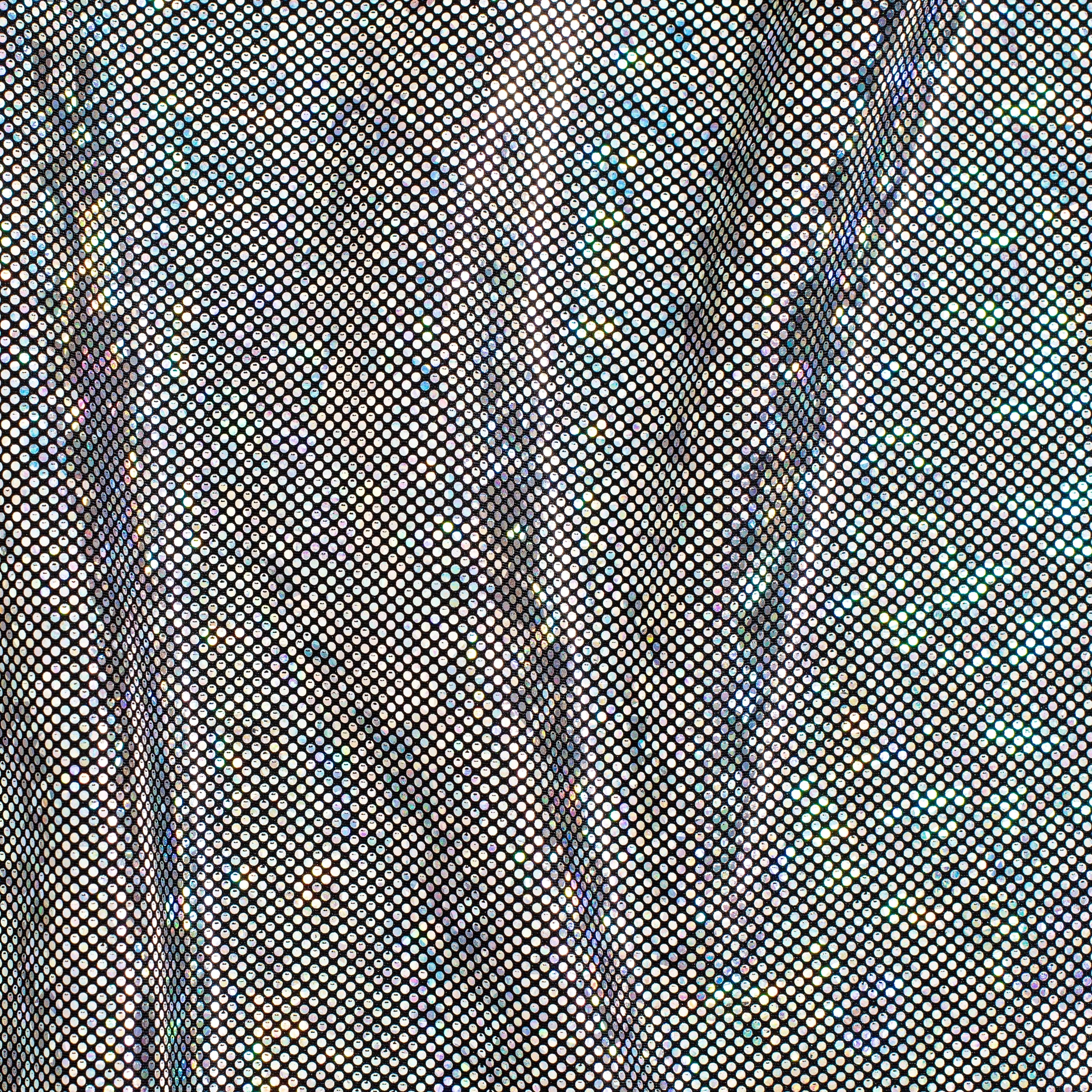 Shatter Glass Hologram  4 Way Stretch Nylon Spandex Fabric| Spandex Palace