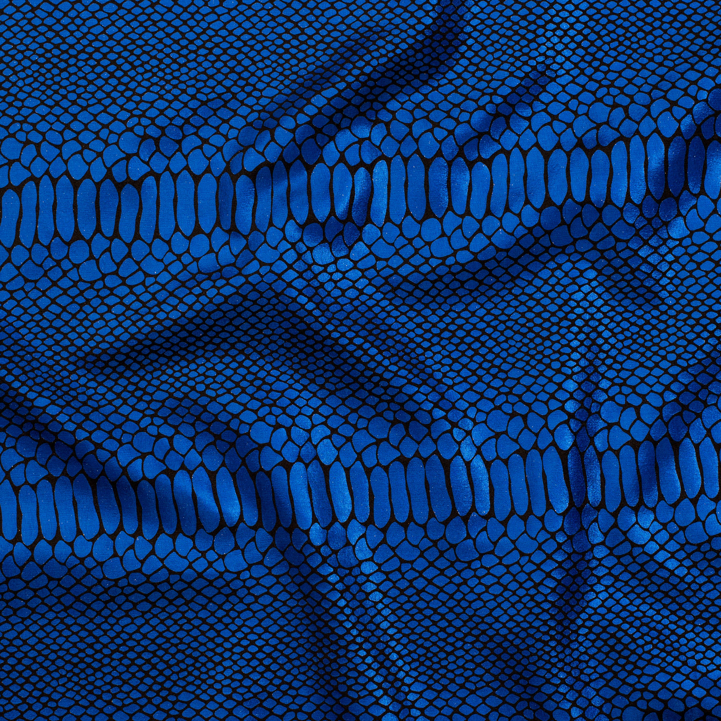 Fever Snake Foil Stretch Nylon Spandex Fabric | Spandex Palace