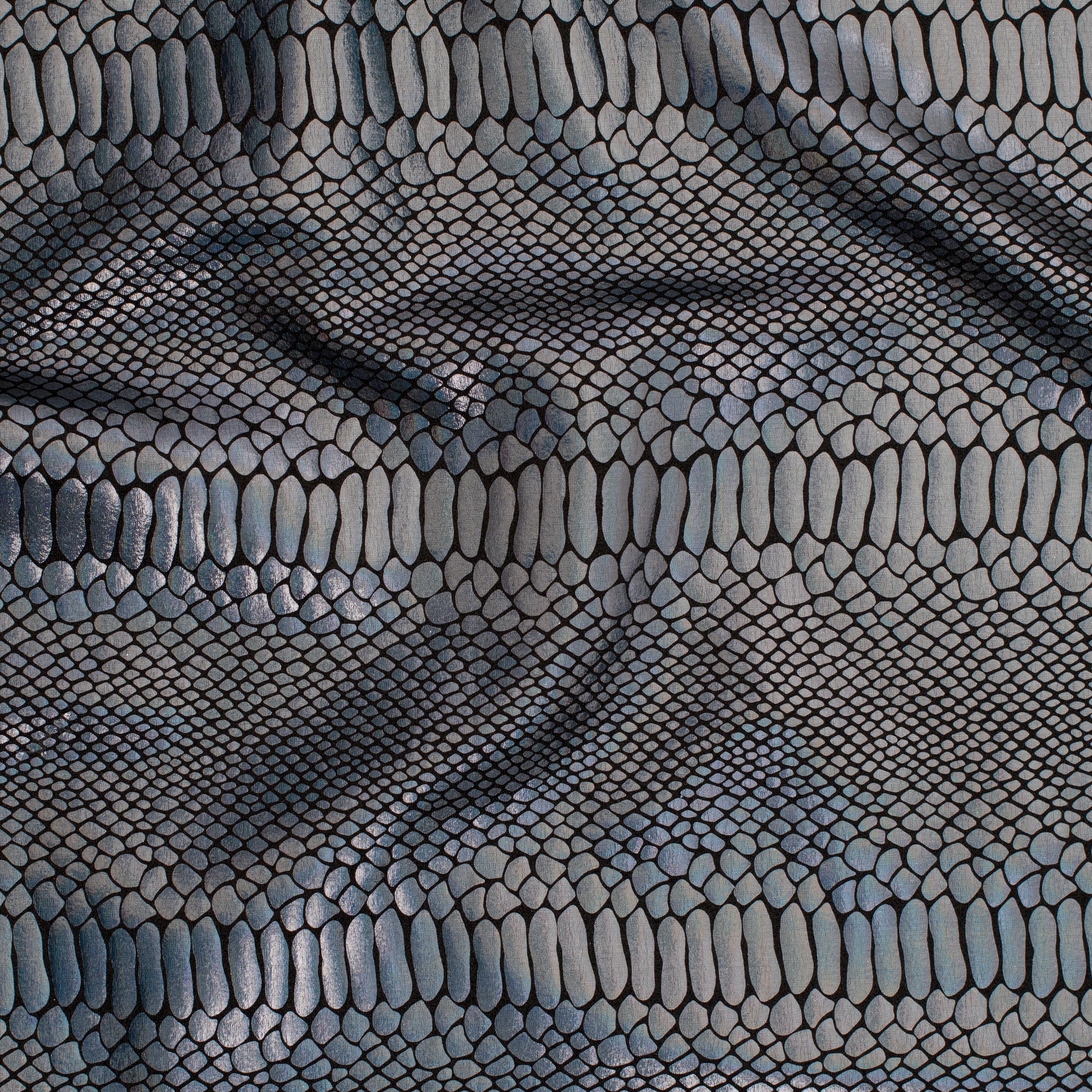 Fever Snake Foil Stretch Nylon Spandex Fabric | Spandex Palace