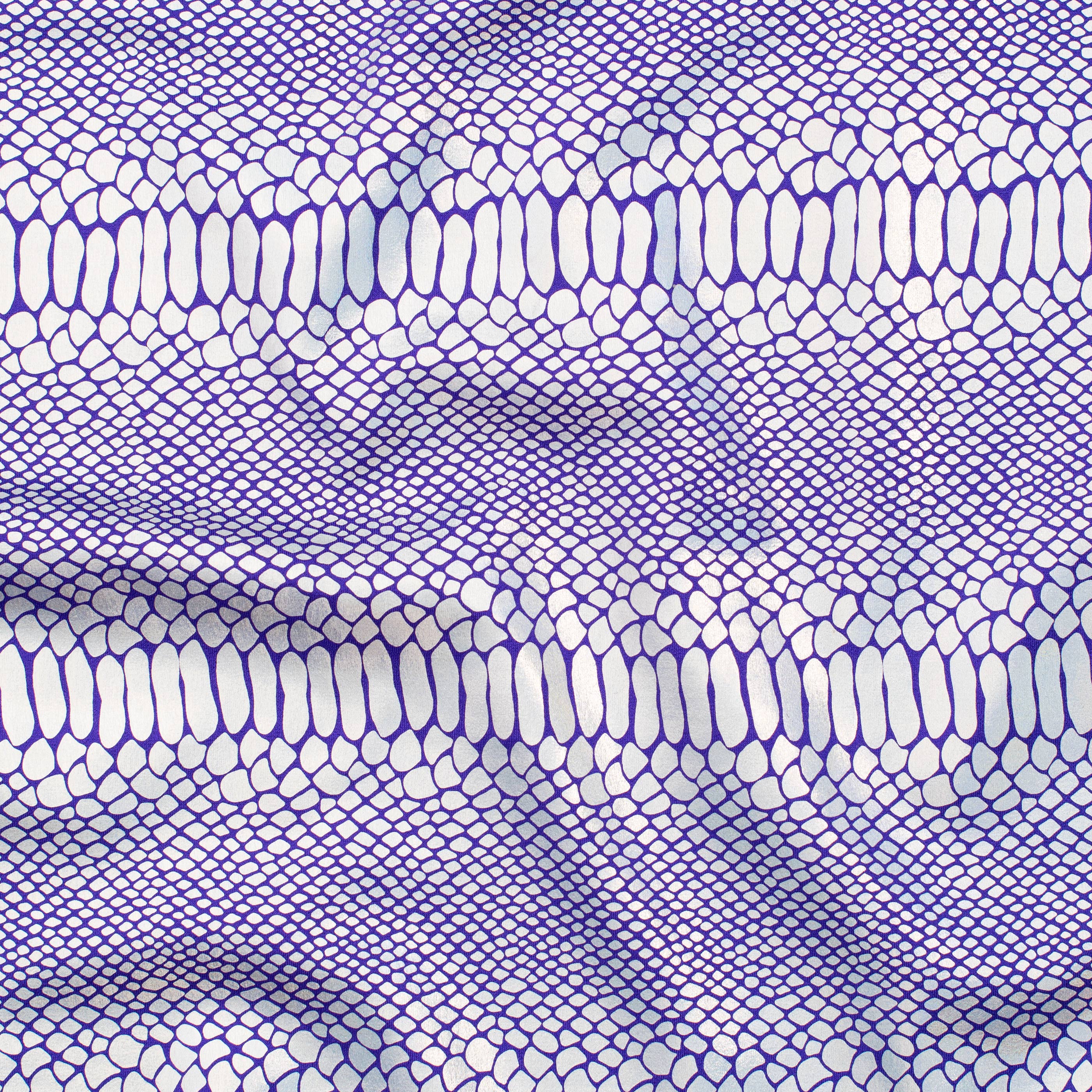 Fever Snake Foil Stretch Nylon Spandex Fabric | Spandex Palace