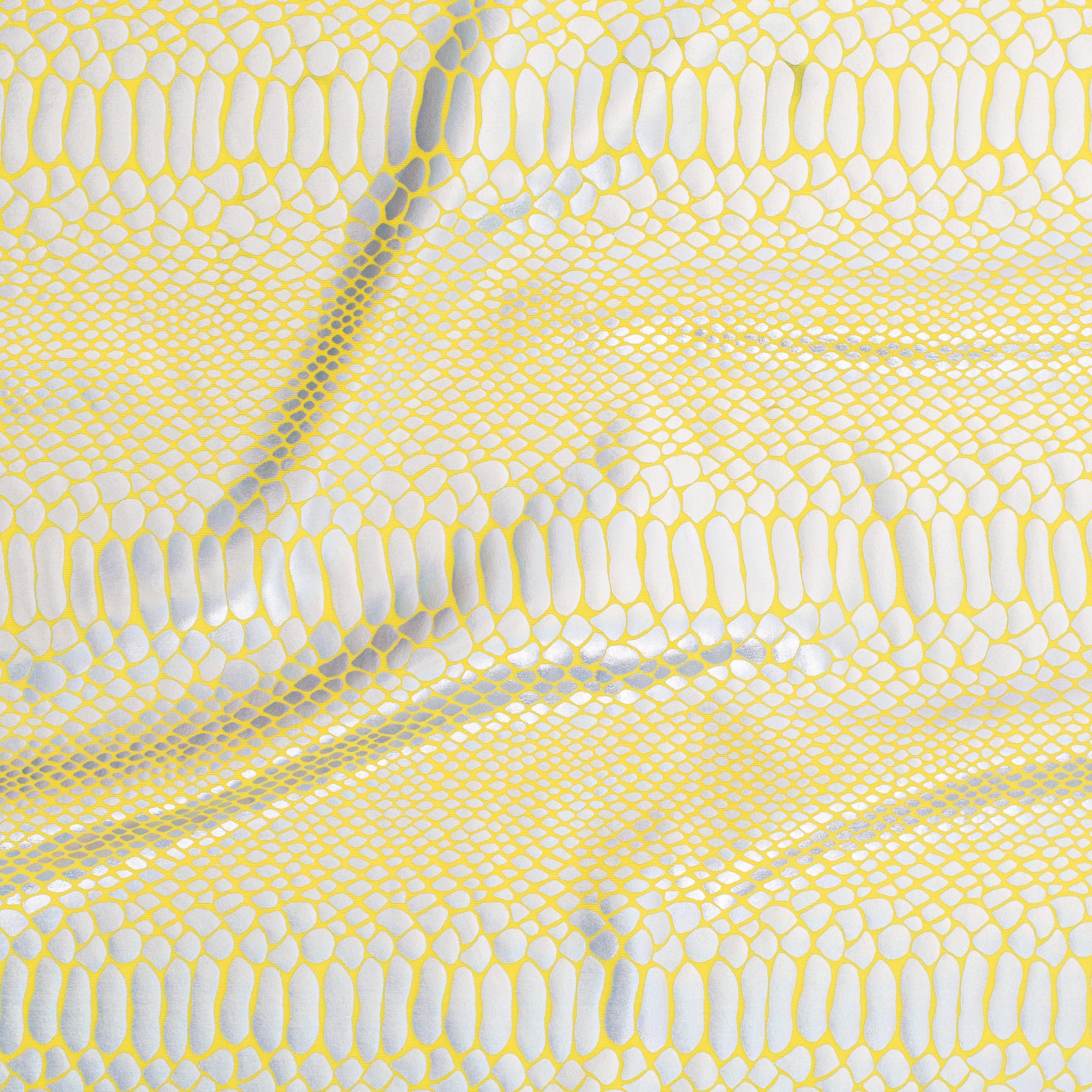 Fever Snake Foil Stretch Nylon Spandex Fabric | Spandex Palace