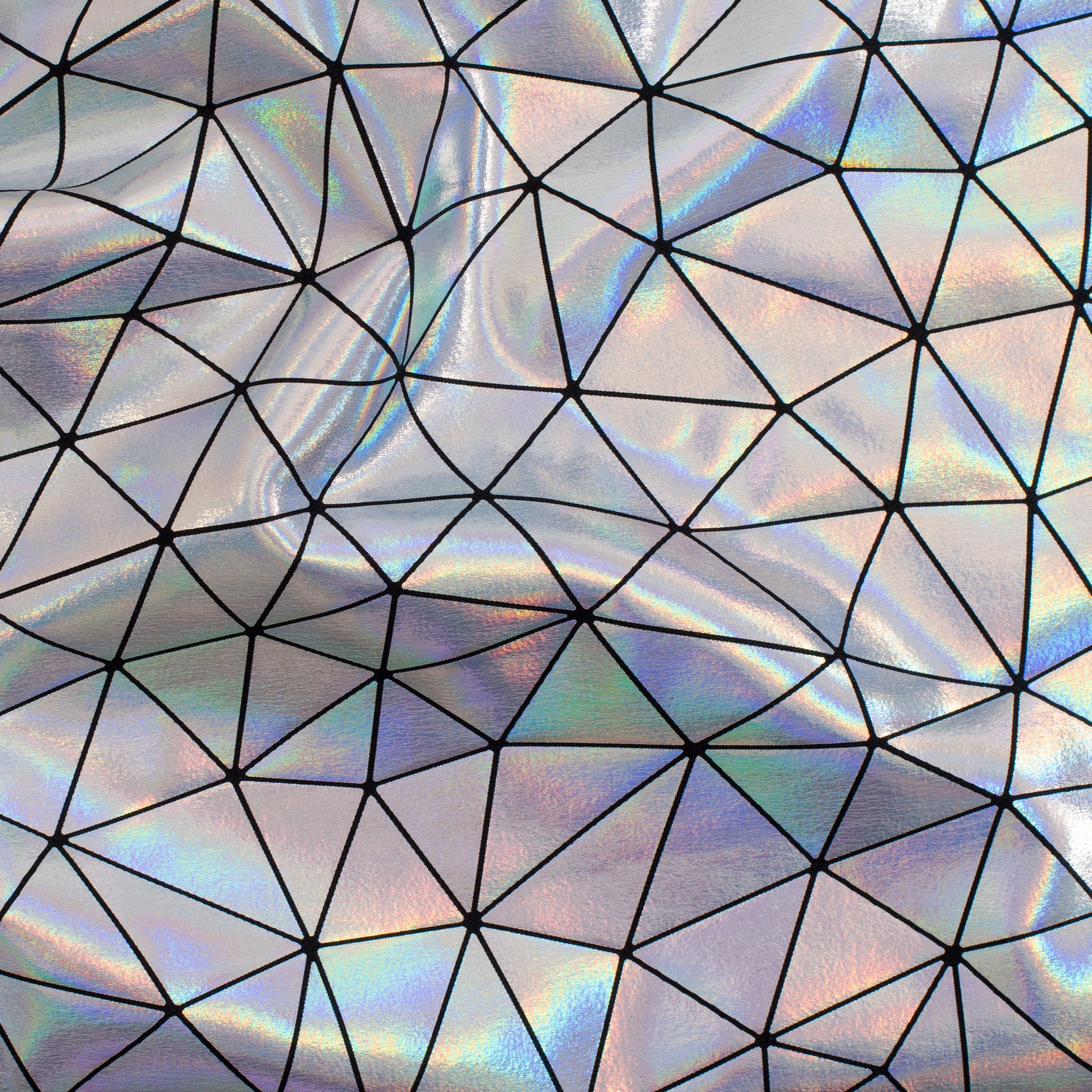 Bohemian Laser Hologram Nylon Spandex Fabric | Spandex palace