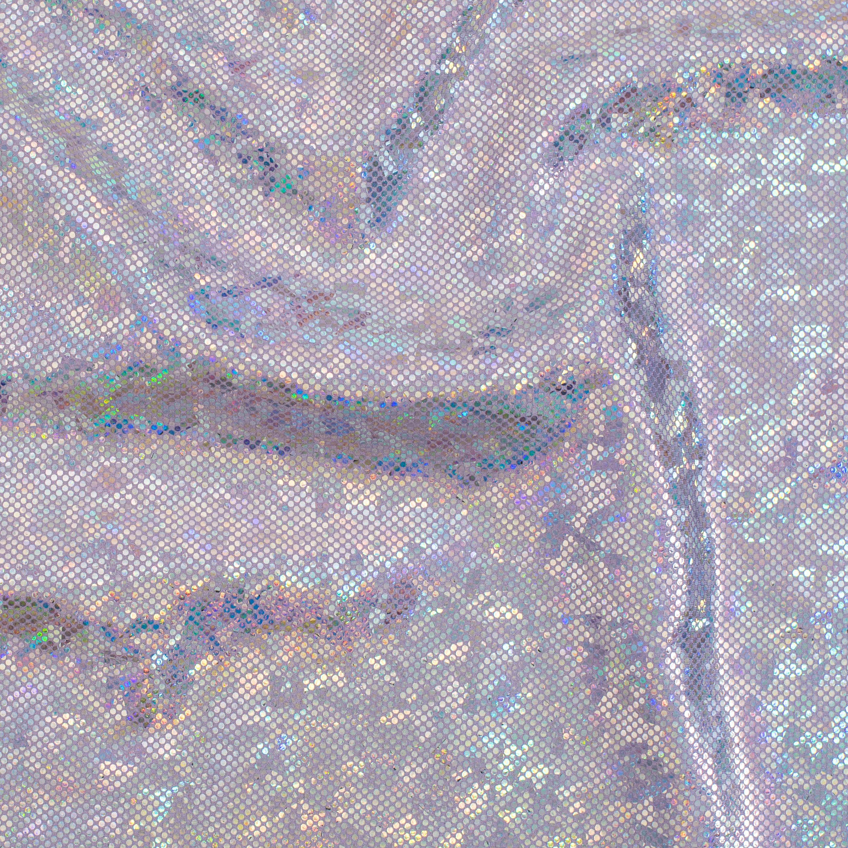 Shatter Glass Hologram  4 Way Stretch Nylon Spandex Fabric| Spandex Palace
