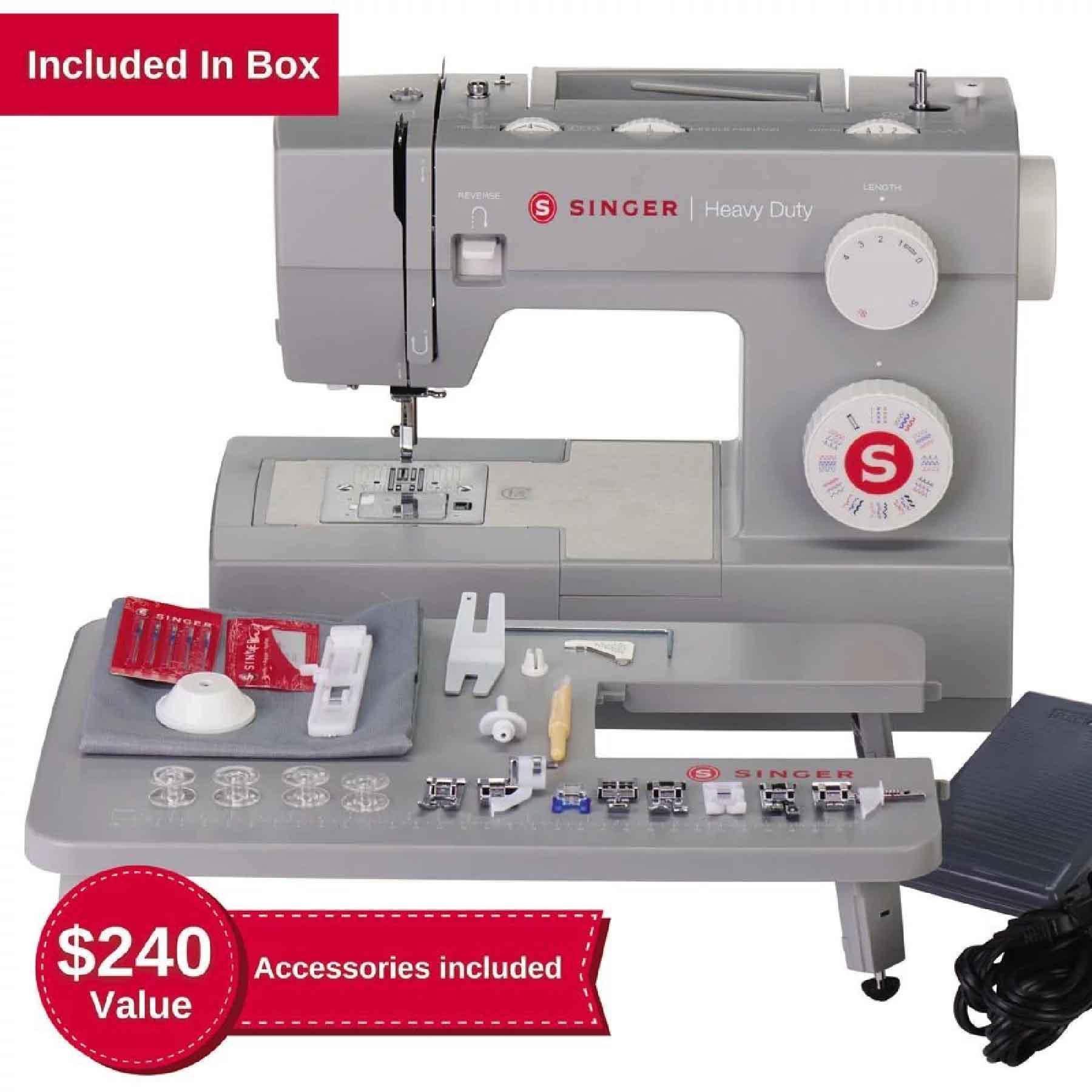 SINGER® Heavy Duty 6380 Sewing Machine with Extension Table