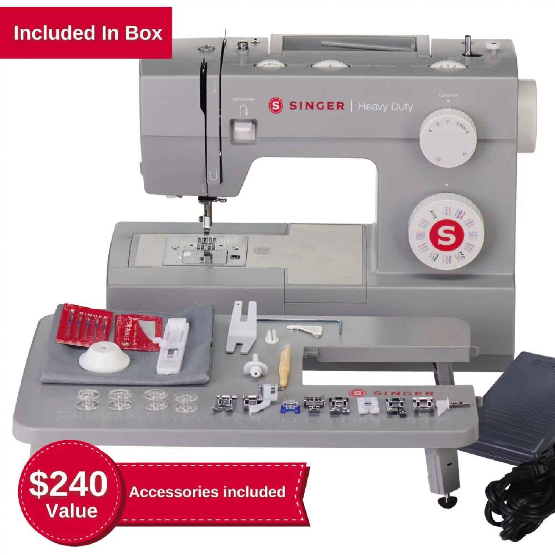 SINGER® Heavy Duty 6380 Sewing Machine with Extension Table