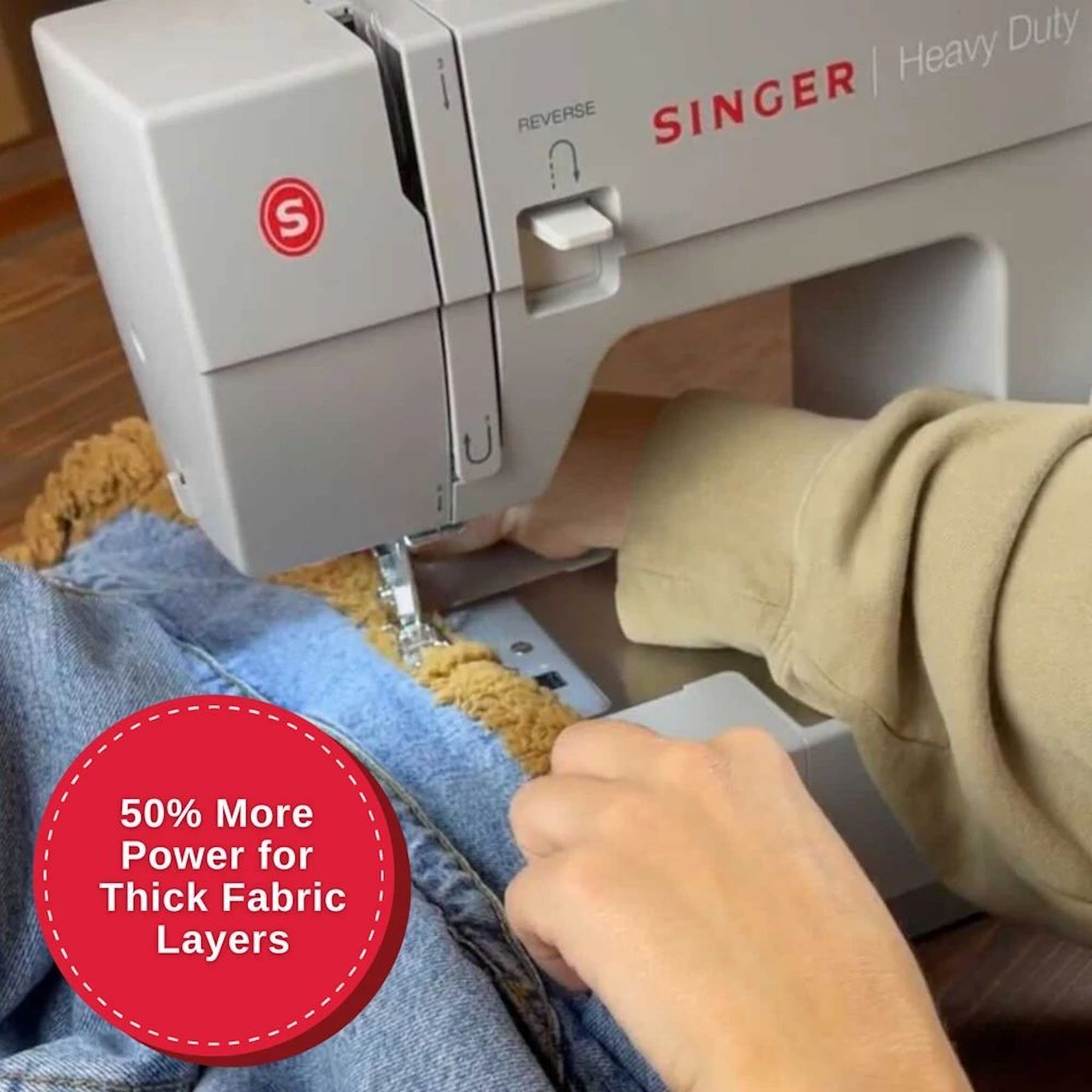 SINGER® Heavy Duty 4452 Sewing Machine - Fashion Fabrics LLC