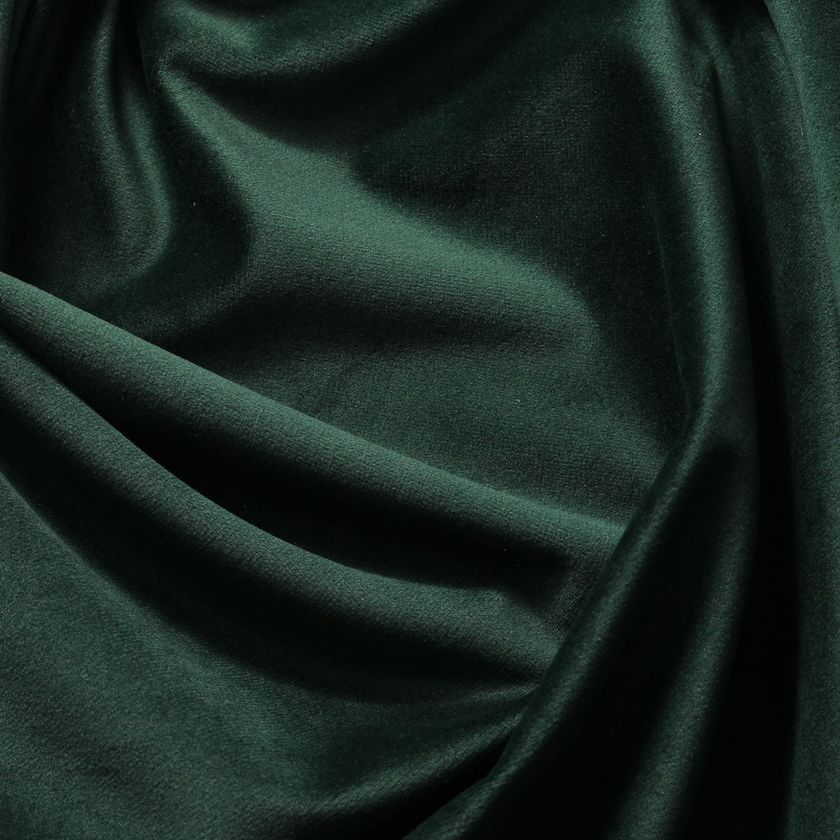 Tissu de draperie d&#39;ameublement en polyester velours Camden vert chasseur