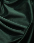 Tissu de draperie d'ameublement en polyester velours Camden vert chasseur
