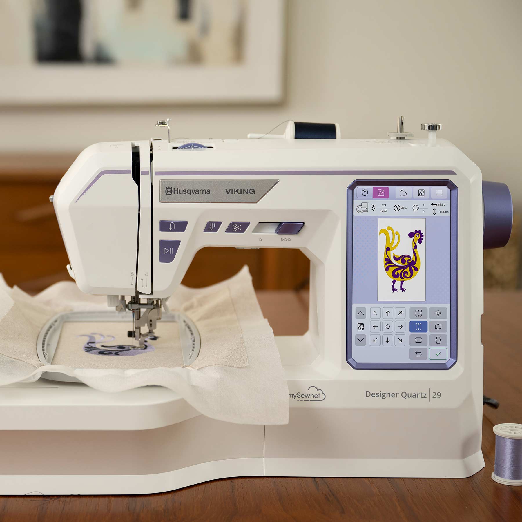 HUSQVARNA® VIKING® DESIGNER QUARTZ™ 29 Sewing & Embroidery Machine - Fashion Fabrics LLC