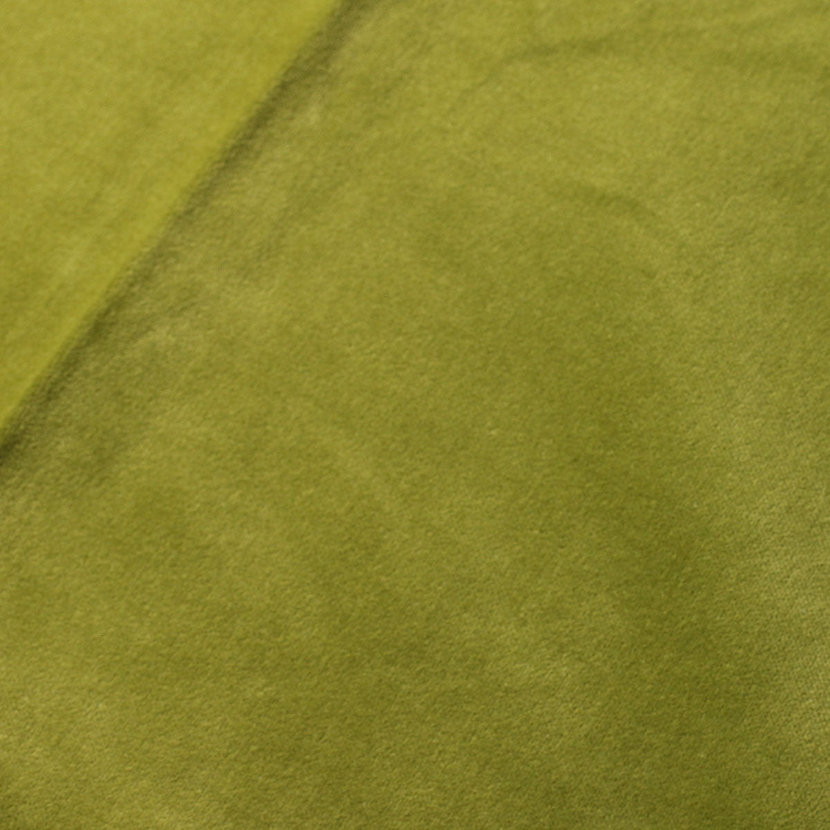 Olive Green Drab Cotton Velvet Upholstery Drapery Fabric
