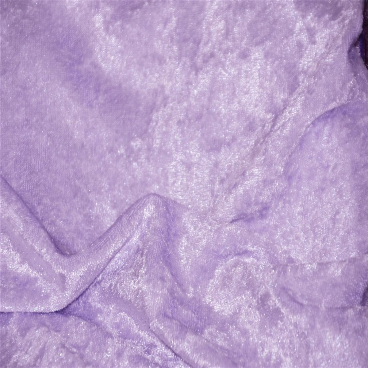 Lavender Panne Crush Stretch Velvet Fabric - Fashion Fabrics Los Angeles 