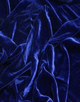Royal Blue Silk Velvet Fabric - Fashion Fabrics Los Angeles 