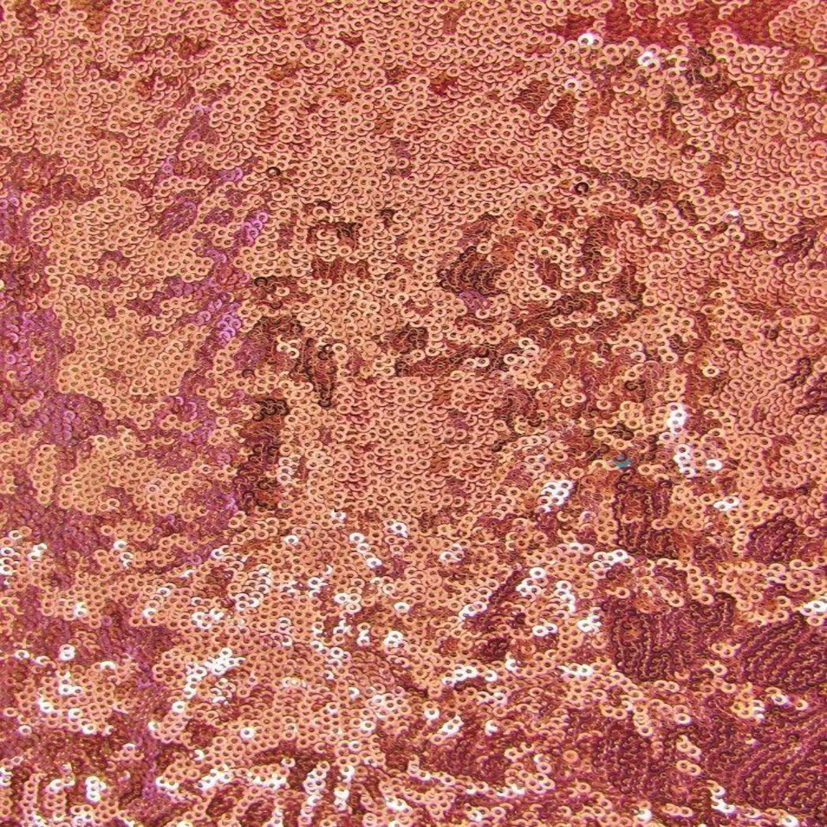 Dusty Rose Mini Disc All Over Sequin Nylon Mesh Fabric - Fashion Fabrics LLC