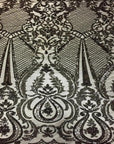 Black Chantal Deluxe Sequins Lace Fabric - Fashion Fabrics LLC