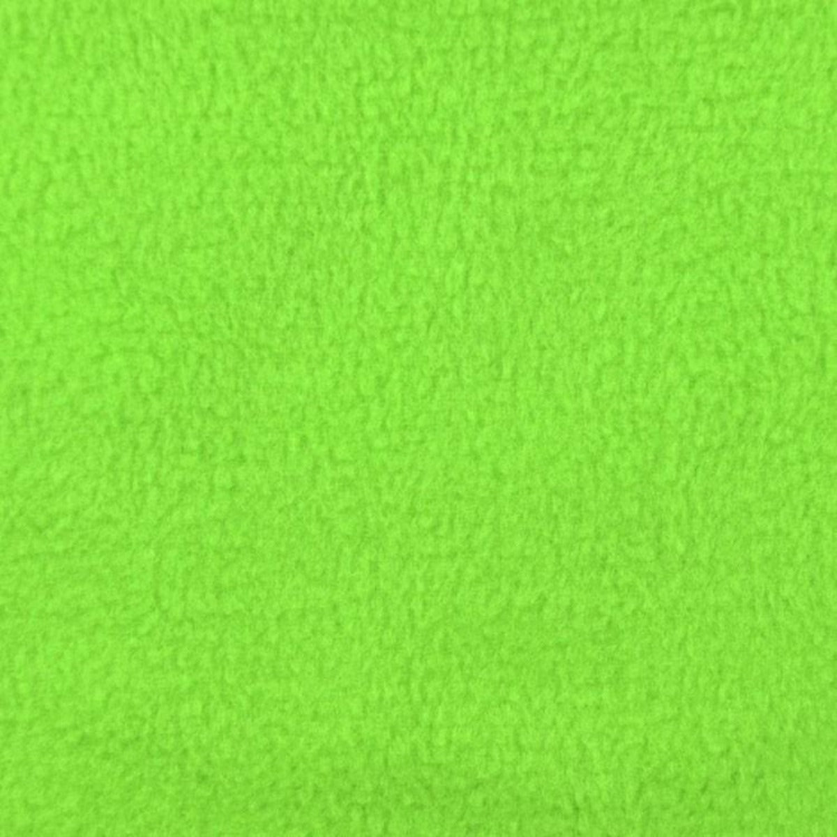 Lime Green Solid Anti Pill Polar Fleece Fabric - Fashion Fabrics Los Angeles 
