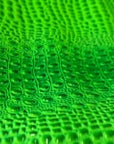 Tissu vinyle Gator gaufré 3D australien vert fluo