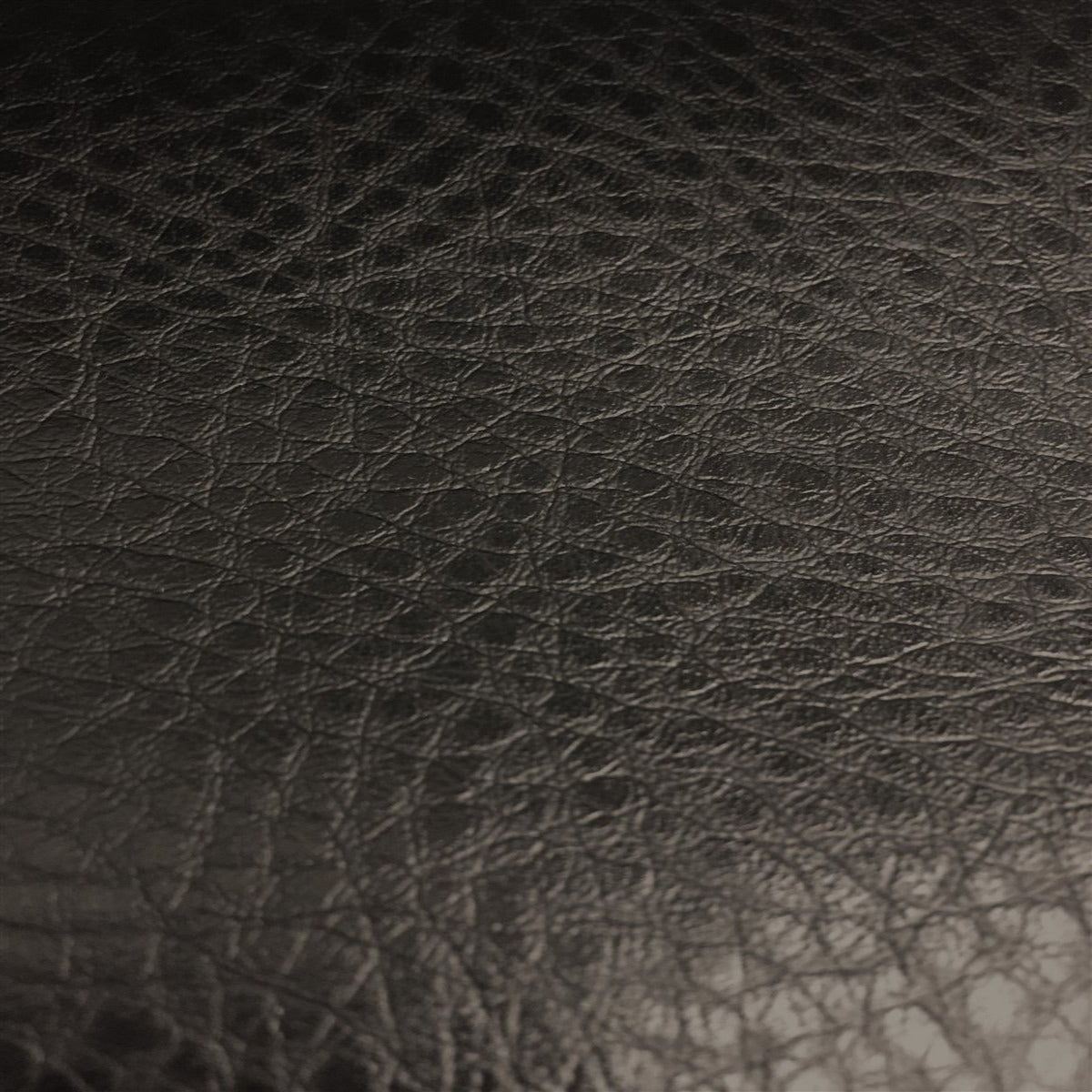 Black Henry Semi Glossy PU Leather Vinyl Fabric - Fashion Fabrics Los Angeles 