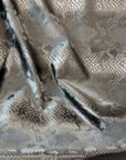 Tissu spandex en peau de serpent fuchsia mat Serpente