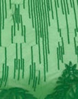 Tela de encaje de lentejuelas damasco rayado alta verde limo