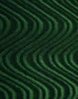 Emerald Green Swirl Velvet Flocking Fabric - Fashion Fabrics LLC