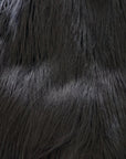 Black Shaggy Long Pile Faux Fur Fabric (4") - Fashion Fabrics LLC