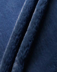 Navy Blue Rex Rabbit Minky Faux Fur Fabric - Fashion Fabrics LLC
