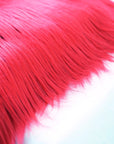 Red Shaggy Long Pile Faux Fur Fabric (4") - Fashion Fabrics LLC