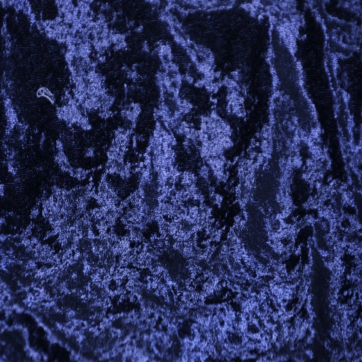 Navy Blue Panne Crush Stretch Velvet Fabric - Fashion Fabrics Los Angeles 