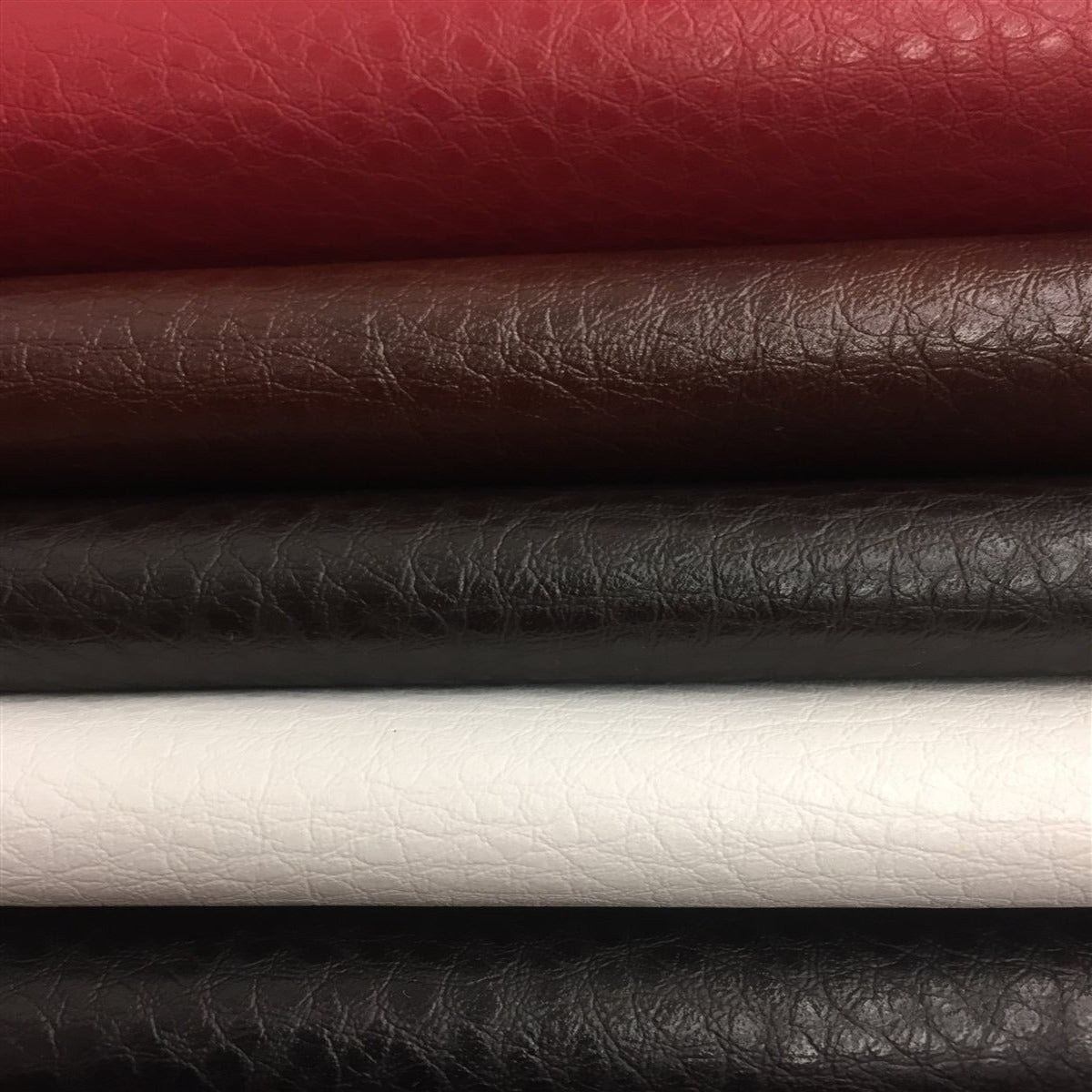 Dark Brown Henry Semi Glossy PU Leather Vinyl Fabric - Fashion Fabrics Los Angeles 