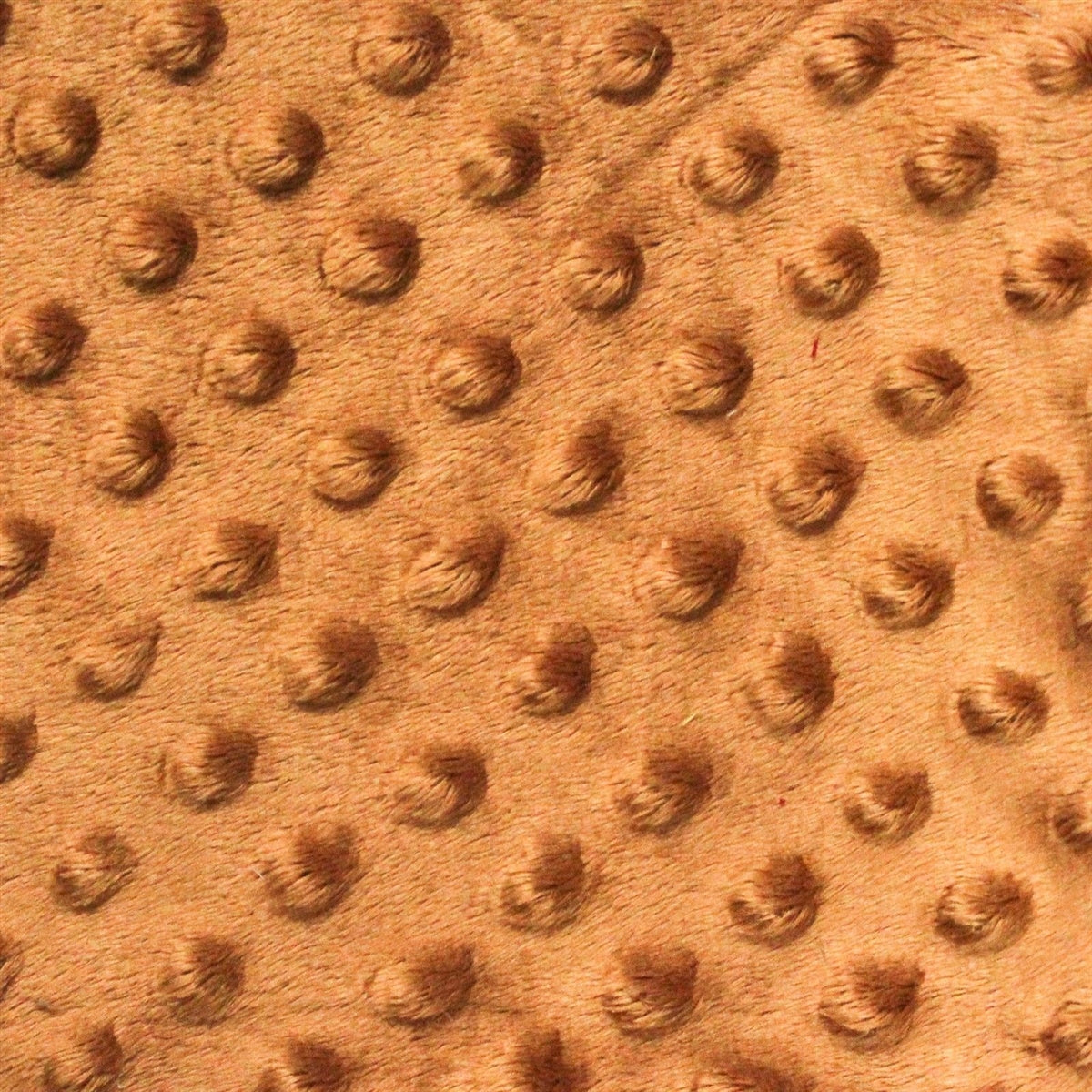 Copper Minky Dimple Dot Fabric - Fashion Fabrics Los Angeles 