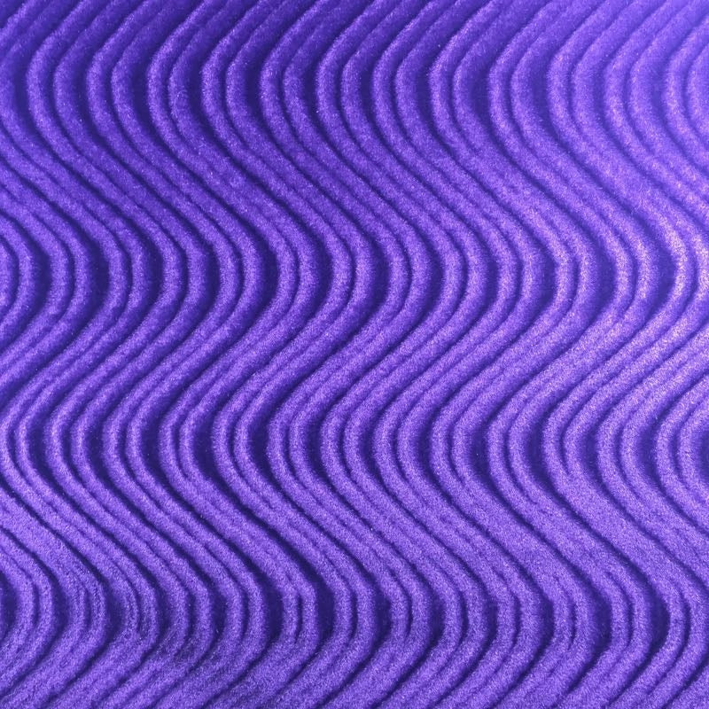 Dark Purple Swirl Velvet Flocking Fabric - Fashion Fabrics Los Angeles 
