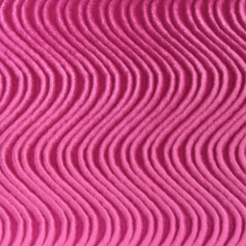 Hot Pink Swirl Velvet Flocking Fabric - Fashion Fabrics Los Angeles 