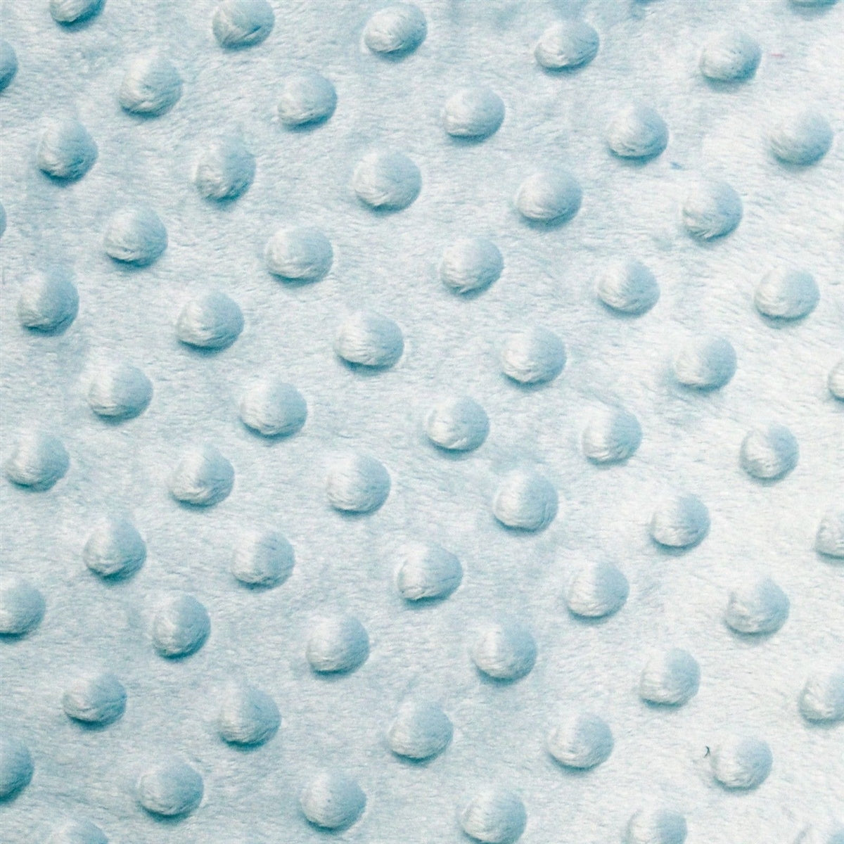 Baby Blue Minky Dimple Dot Fabric - Fashion Fabrics Los Angeles 