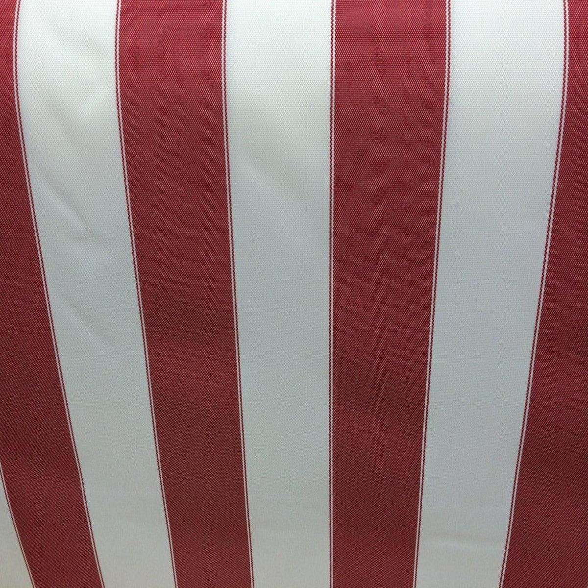 Red White Striped Outdoor Canvas Fabric - Fashion Fabrics Los Angeles 