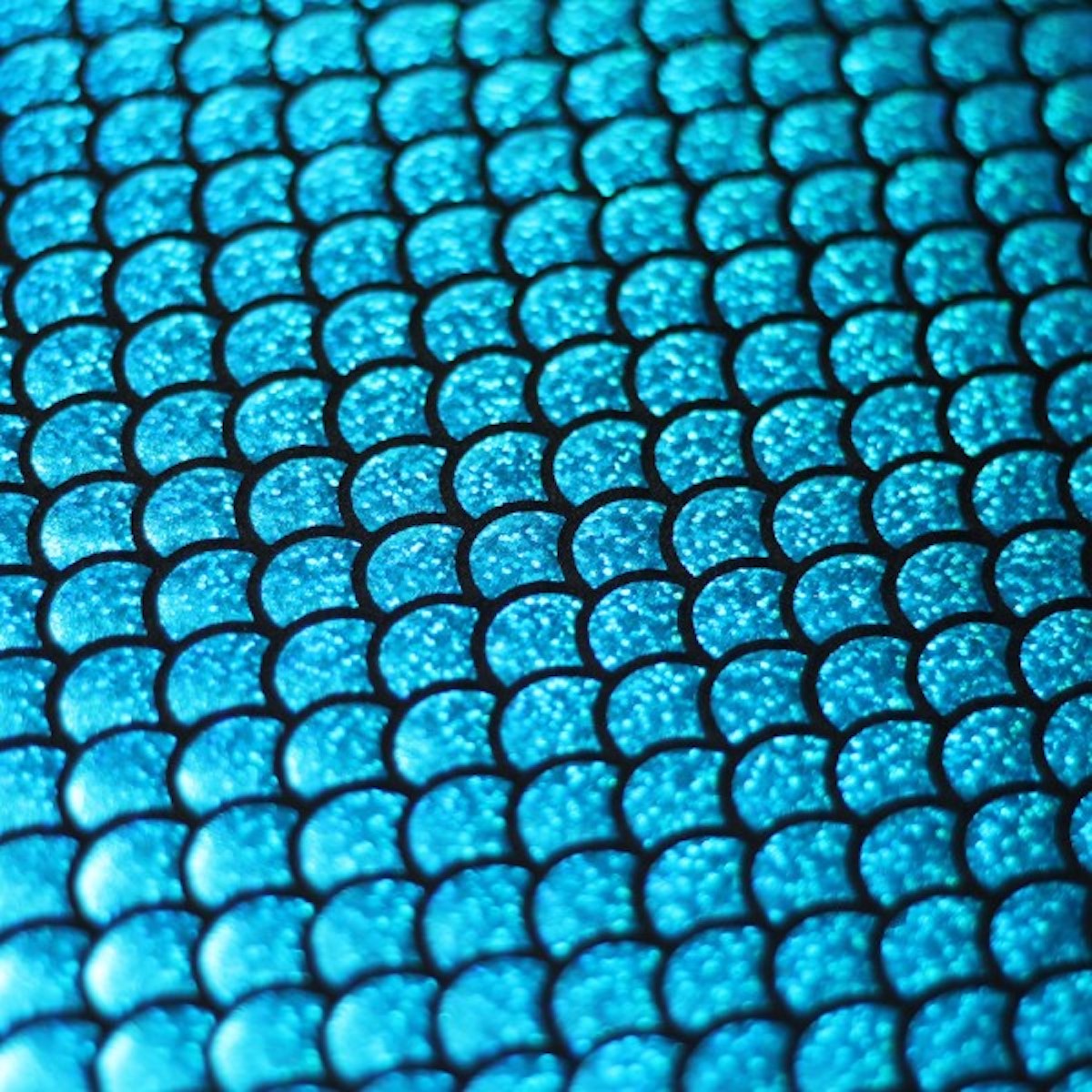Turquoise Mermaid Scale Spandex Fabric - Fashion Fabrics LLC