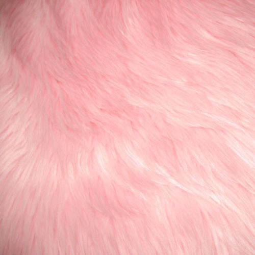 Pink Luxury Long Pile Shaggy Faux Fur Fabric - Fashion Fabrics Los Angeles 