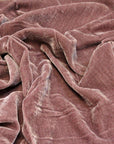 Mauve Purple Silk Velvet Fabric - Fashion Fabrics Los Angeles 